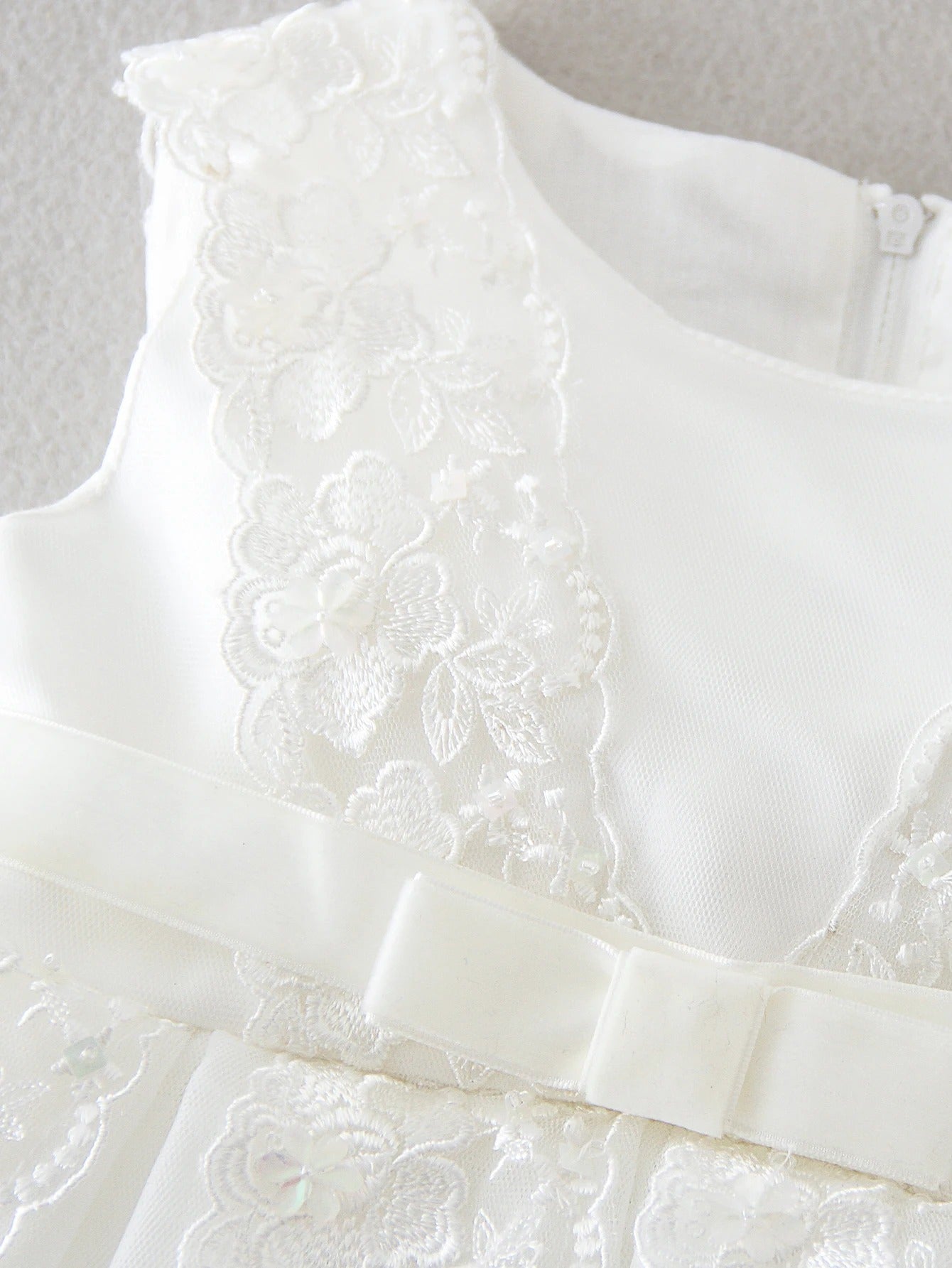 Frock Baptism White Clothes