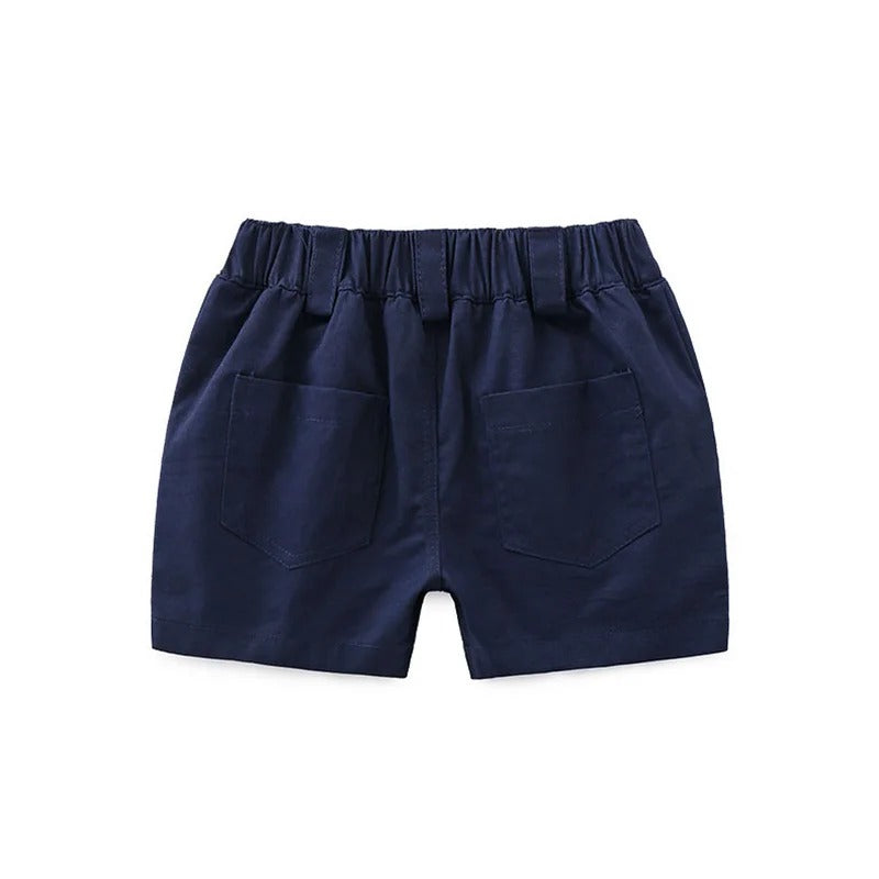 Summer Fashion Newborn Boys Formal Clothing Set Cotton Romper Top+ Shorts