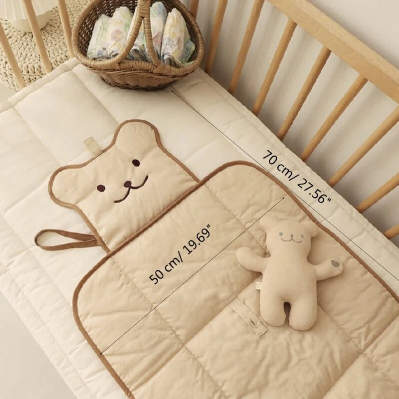 Portable Foldable Baby Changing Mat Soft Diaper Changer Waterproof