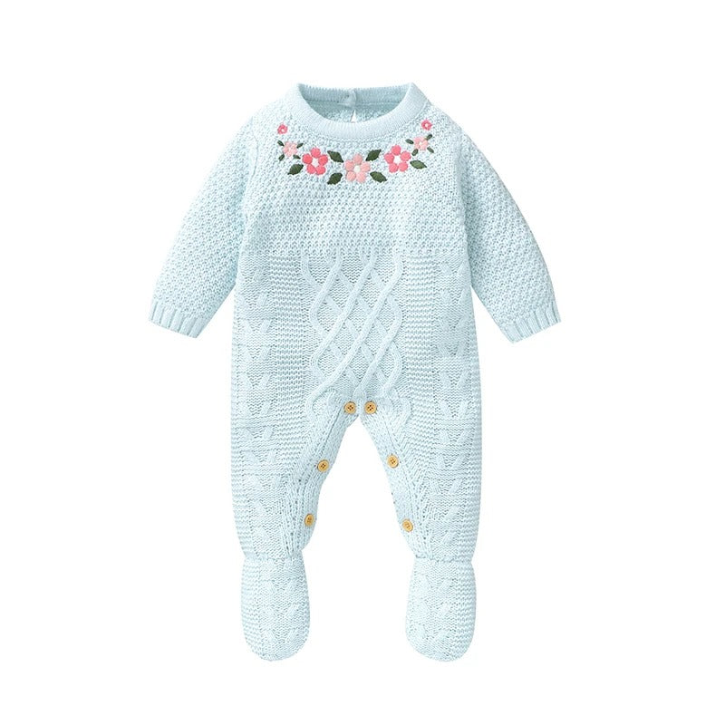 Girl Jumpsuit Fashion Embroidered