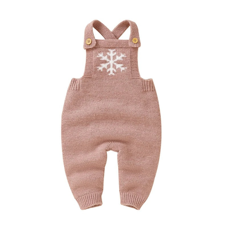 Baby Romper Knitted Solid Sleeveless Newborn Boy Girl.