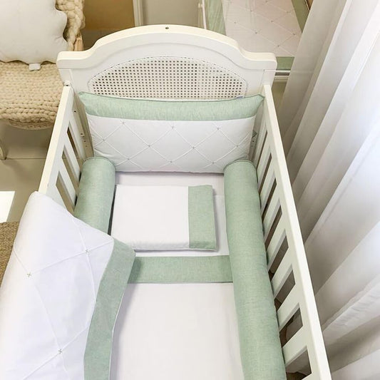 Removable Washable Crib Roll Cushions Back Head Support.