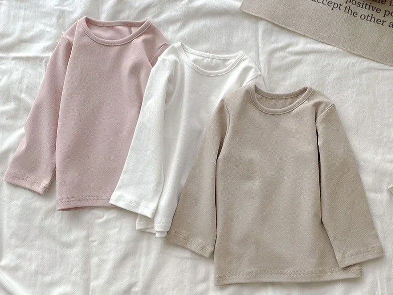 Long Sleeves T-Shirt Infant Cotton Casual Tees Kid