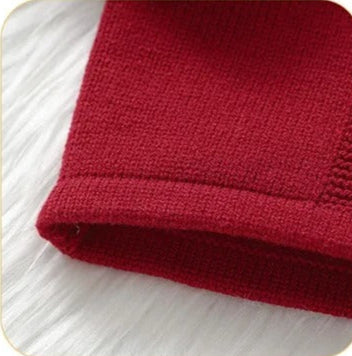 Baby Clothes Set Knit, warm Infant Sweater, Trousers, Leggings, Autumn.