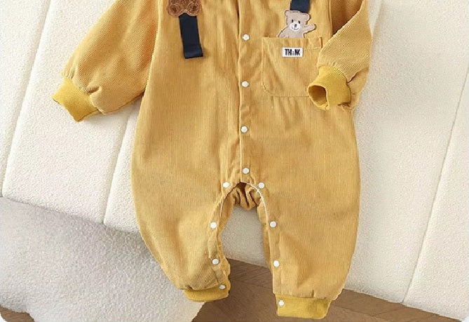 Casual Double Layer Jumpsuit Toddler
