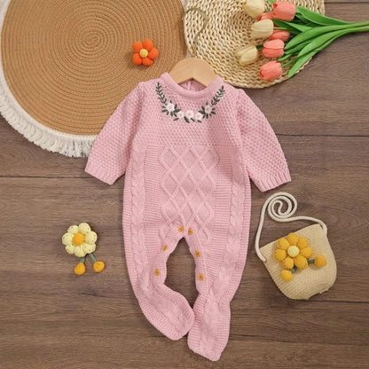 Girl Jumpsuit Fashion Embroidered