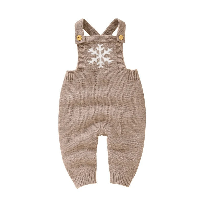 Baby Romper Knitted Solid Sleeveless Newborn Boy Girl.