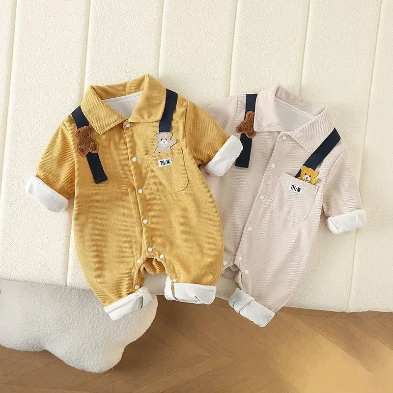 Casual Double Layer Jumpsuit Toddler
