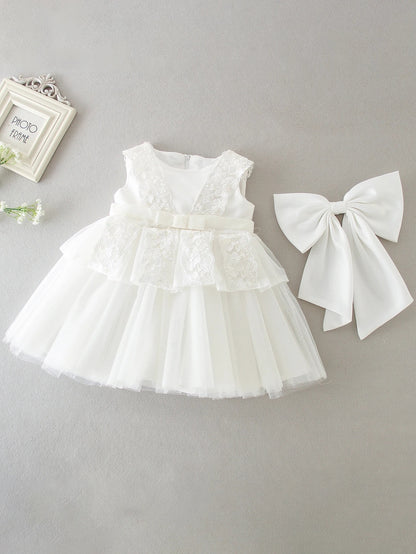 Frock Baptism White Clothes