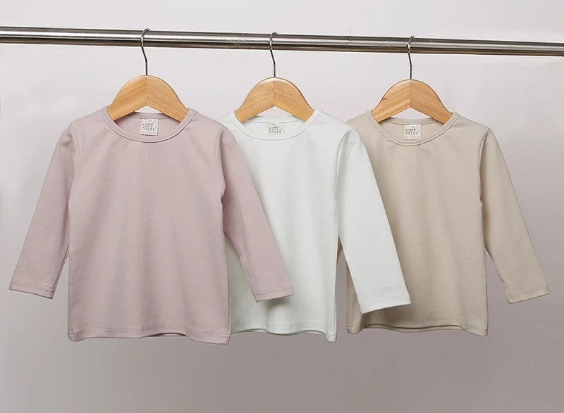 Long Sleeves T-Shirt Infant Cotton Casual Tees Kid
