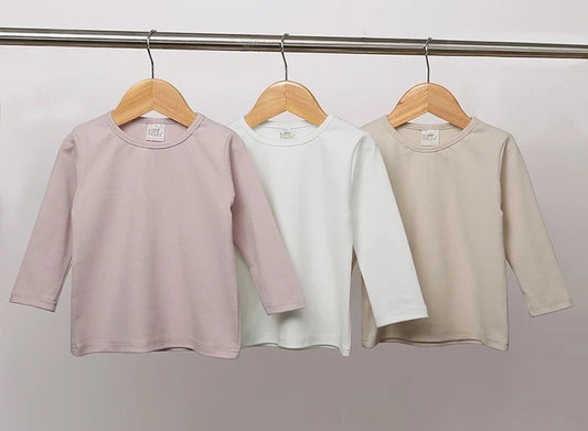 Long Sleeves T-Shirt Infant Cotton Casual Tees Kid