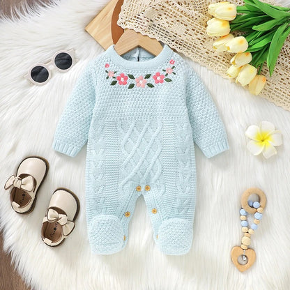 Girl Jumpsuit Fashion Embroidered