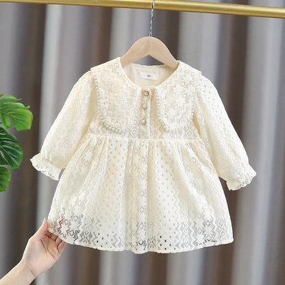 Dress Lace Long Sleeve Baby Girls