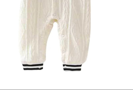 One-Piece Baby Romper Knitted Cartoon Bear Baby Boys