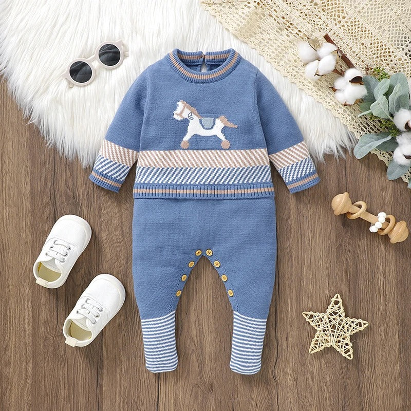 Baby Foot Binding Romper