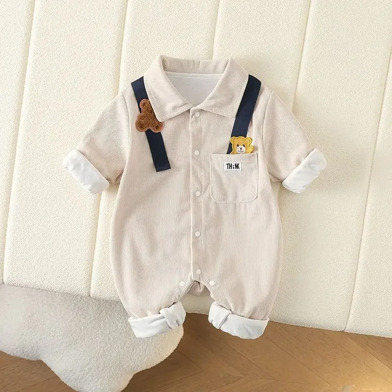 Casual Double Layer Jumpsuit Toddler