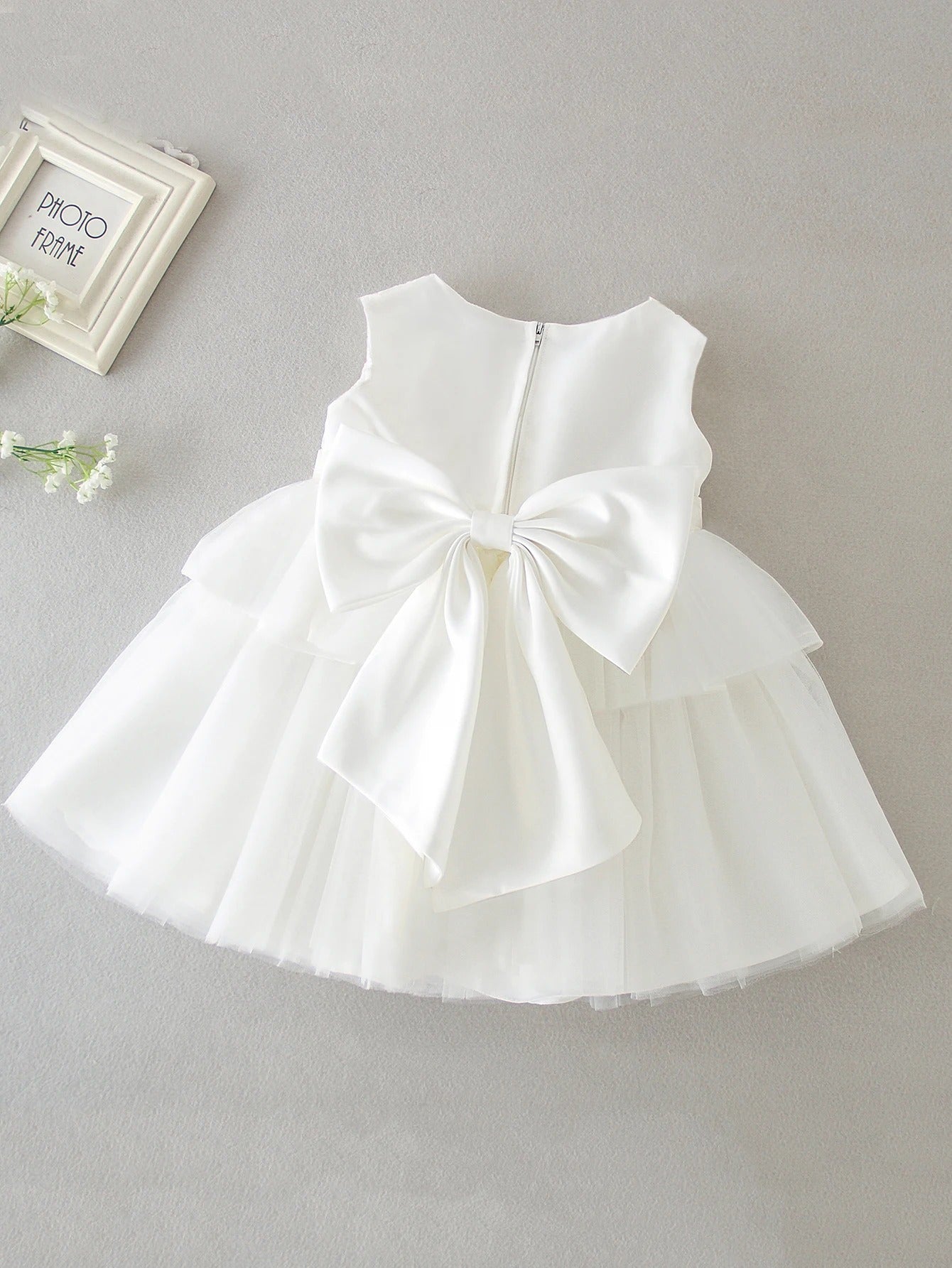 Frock Baptism White Clothes