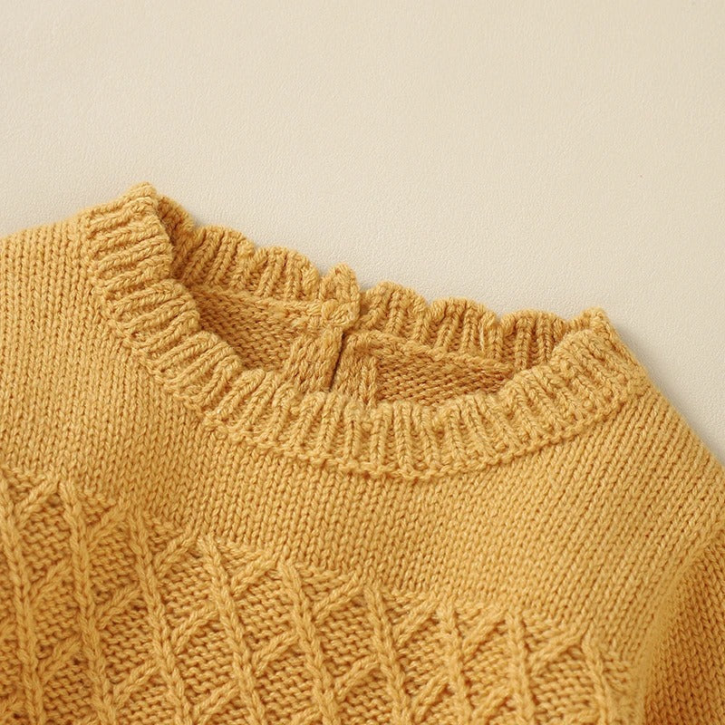 Infant Bodysuits Spring Autumn Long Sleeve Knit.