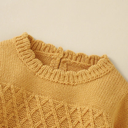 Infant Bodysuits Spring Autumn Long Sleeve Knit.