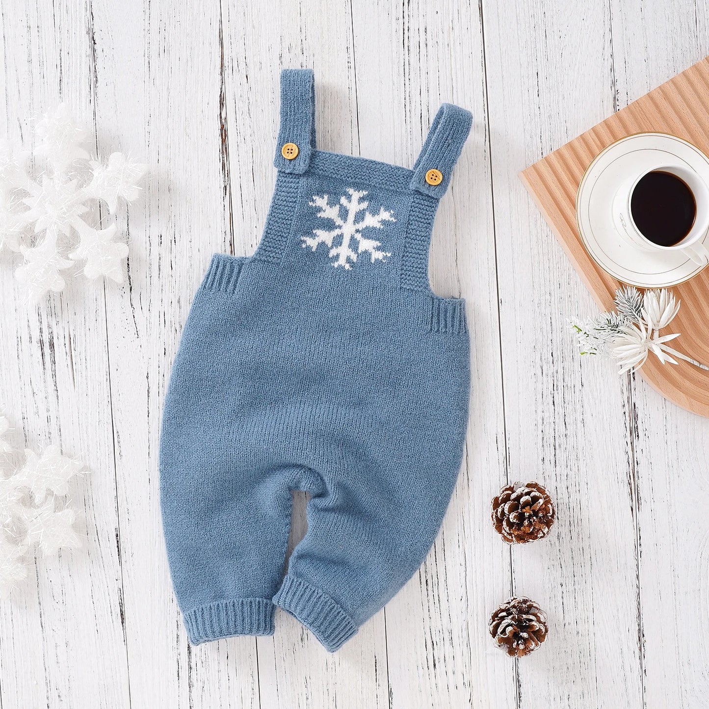 Baby Romper Knitted Solid Sleeveless Newborn Boy Girl.