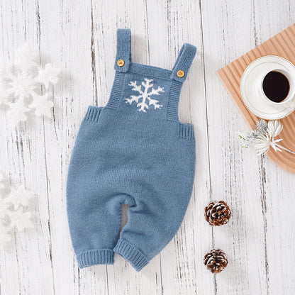 Baby Romper Knitted Solid Sleeveless Newborn Boy Girl.
