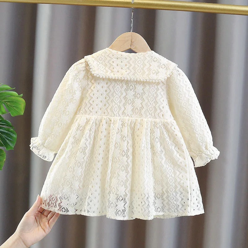 Dress Lace Long Sleeve Baby Girls