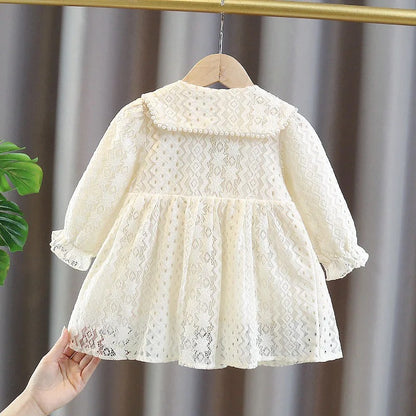 Dress Lace Long Sleeve Baby Girls