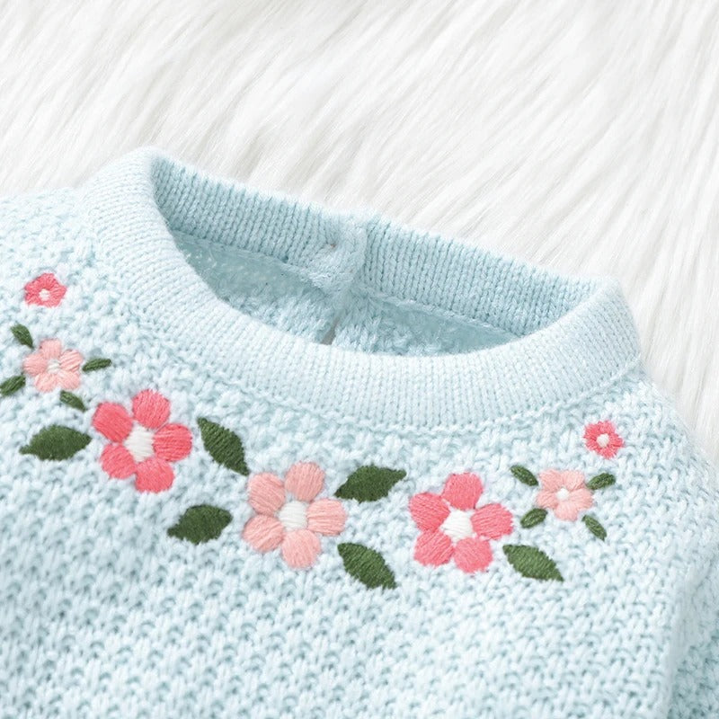 Girl Jumpsuit Fashion Embroidered