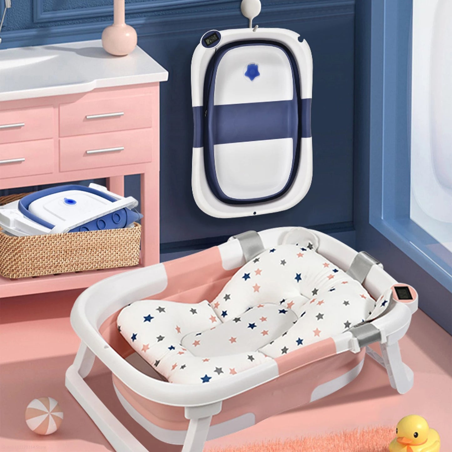 Folding Bathroom With Temperature Sensing