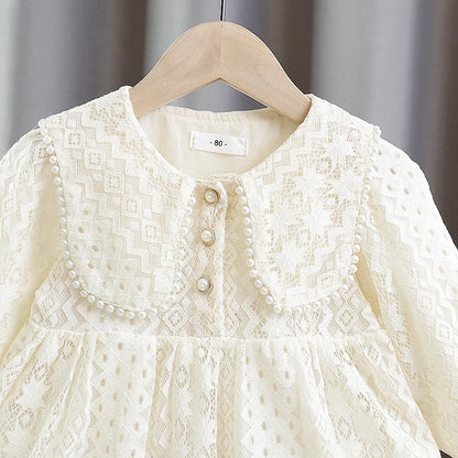 Dress Lace Long Sleeve Baby Girls