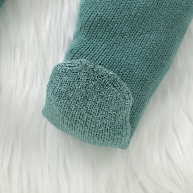 Baby Clothes Set Knit, warm Infant Sweater, Trousers, Leggings, Autumn.