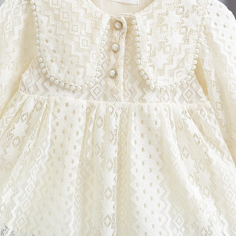 Dress Lace Long Sleeve Baby Girls