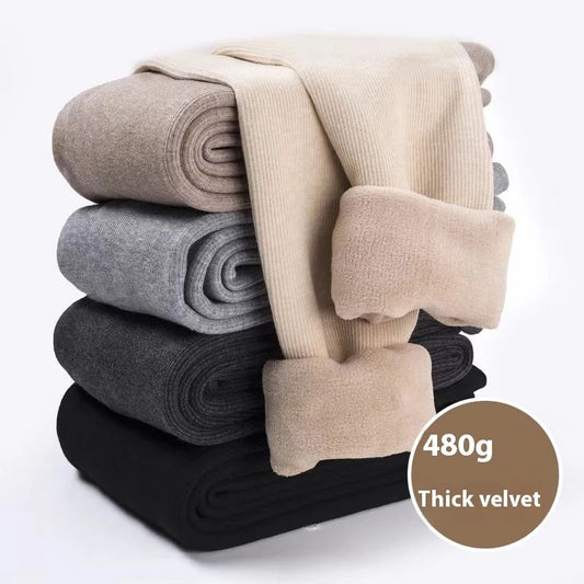 Maternity Pantyhose Cotton Vertical Stripe Autumn and Winter