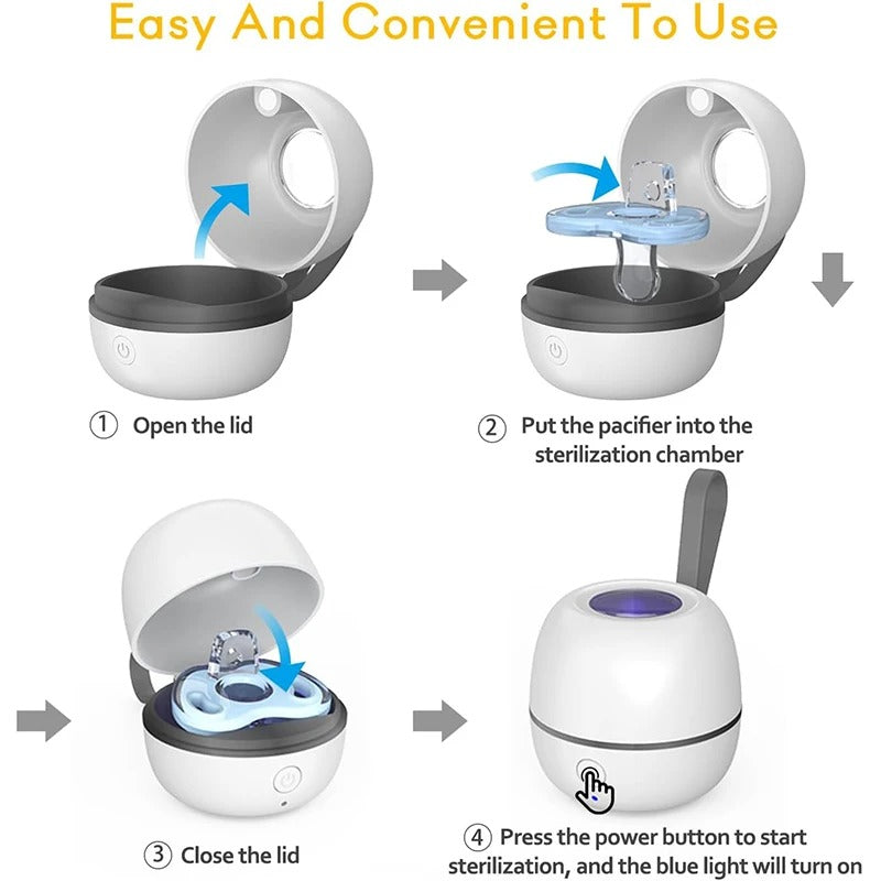 Portable Pacifier Sterilizer Case