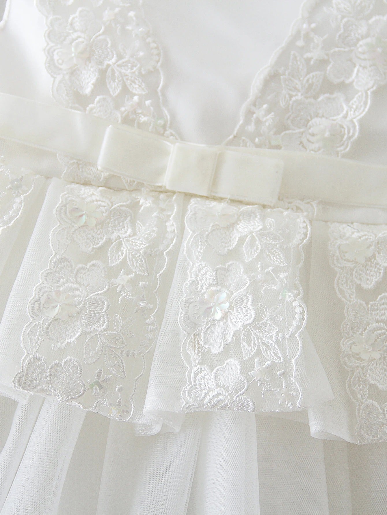 Frock Baptism White Clothes