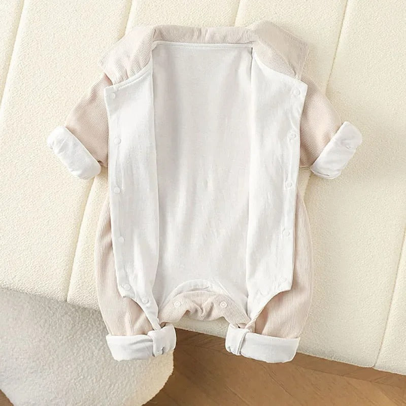 Casual Double Layer Jumpsuit Toddler