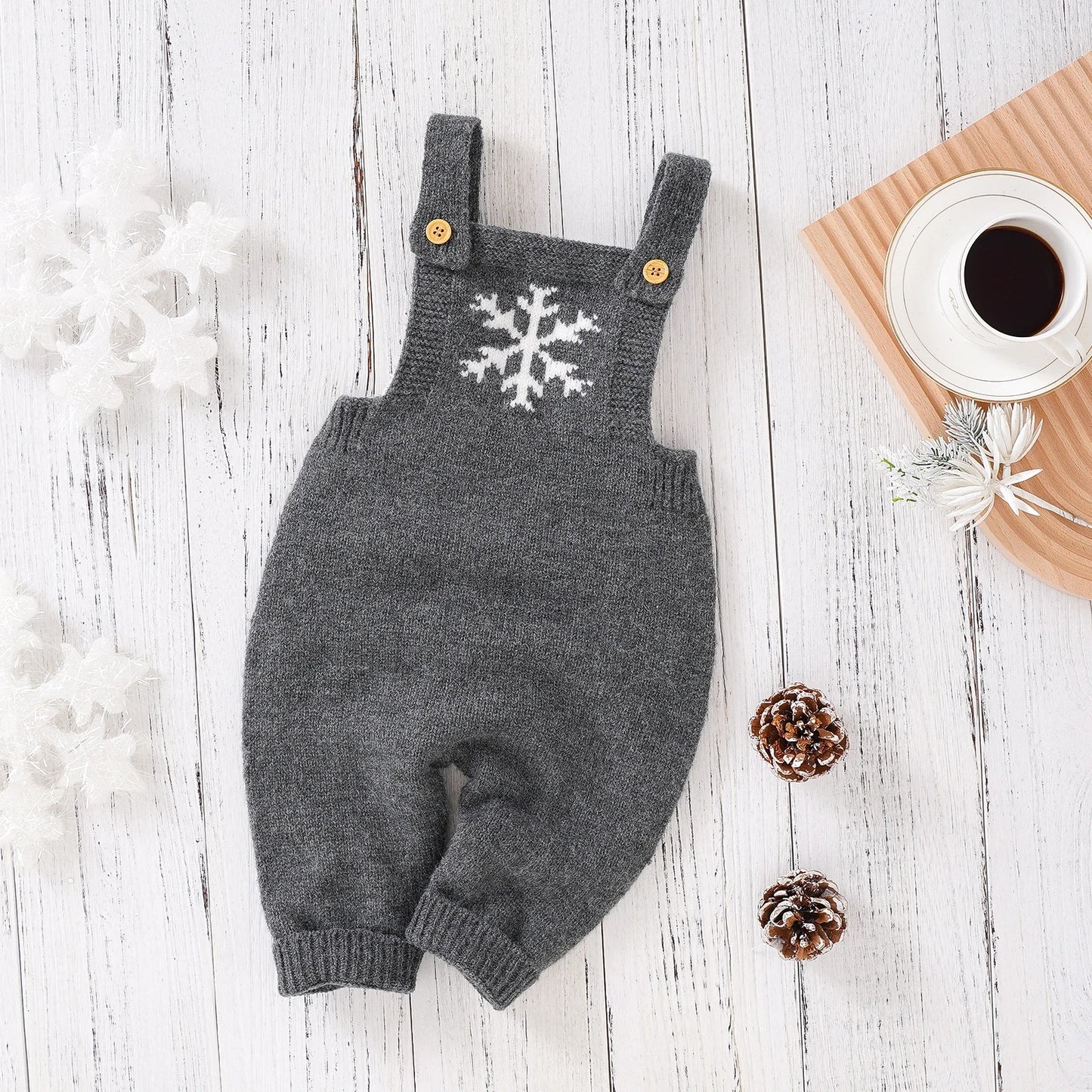Baby Romper Knitted Solid Sleeveless Newborn Boy Girl.