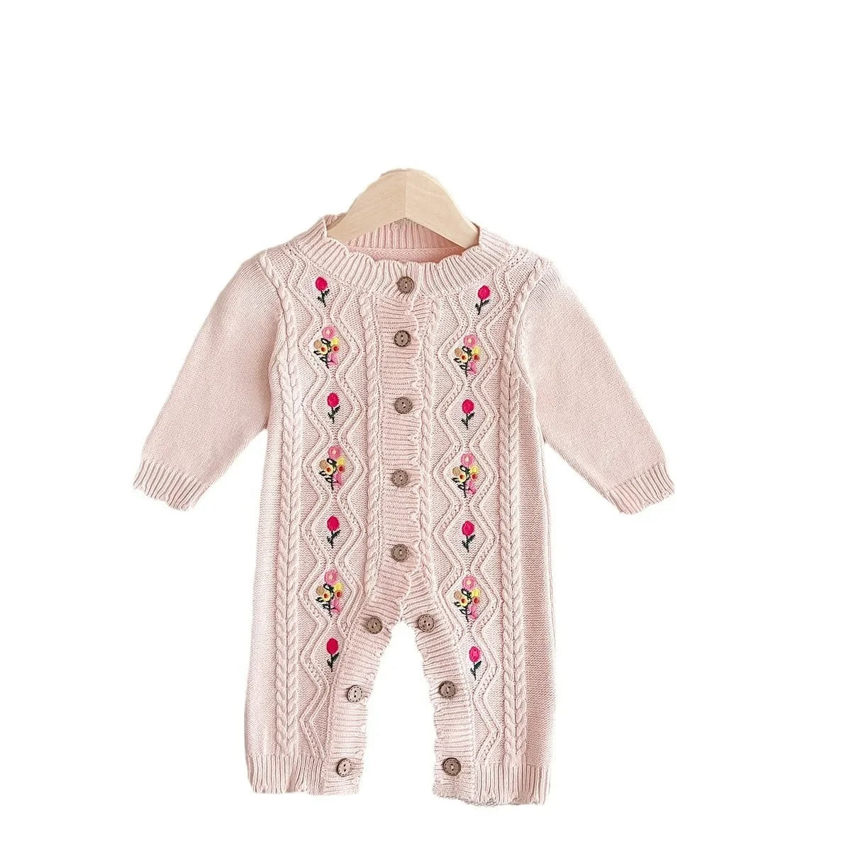 Long Sleeve Onesie with Hat Spring Autumn Clothes for Crawling And Outdoor Activities