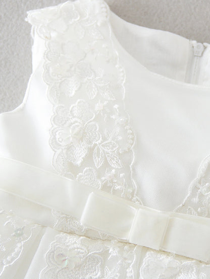 Frock Baptism White Clothes