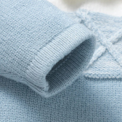 Newborn Baby Romper Knitted Long Sleeve Autumn Foot Wrap.