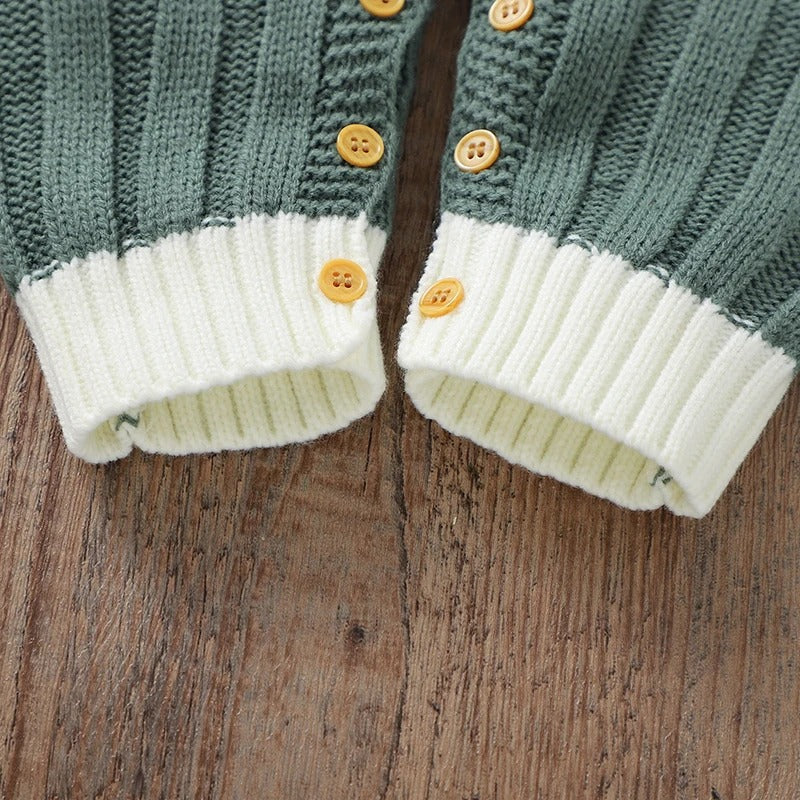 Baby Romper Knit Cute Cartoon Bear Newborn Girl Boy