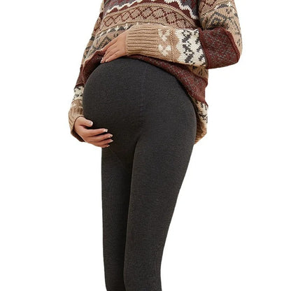 Maternity Pantyhose Cotton Vertical Stripe Autumn and Winter
