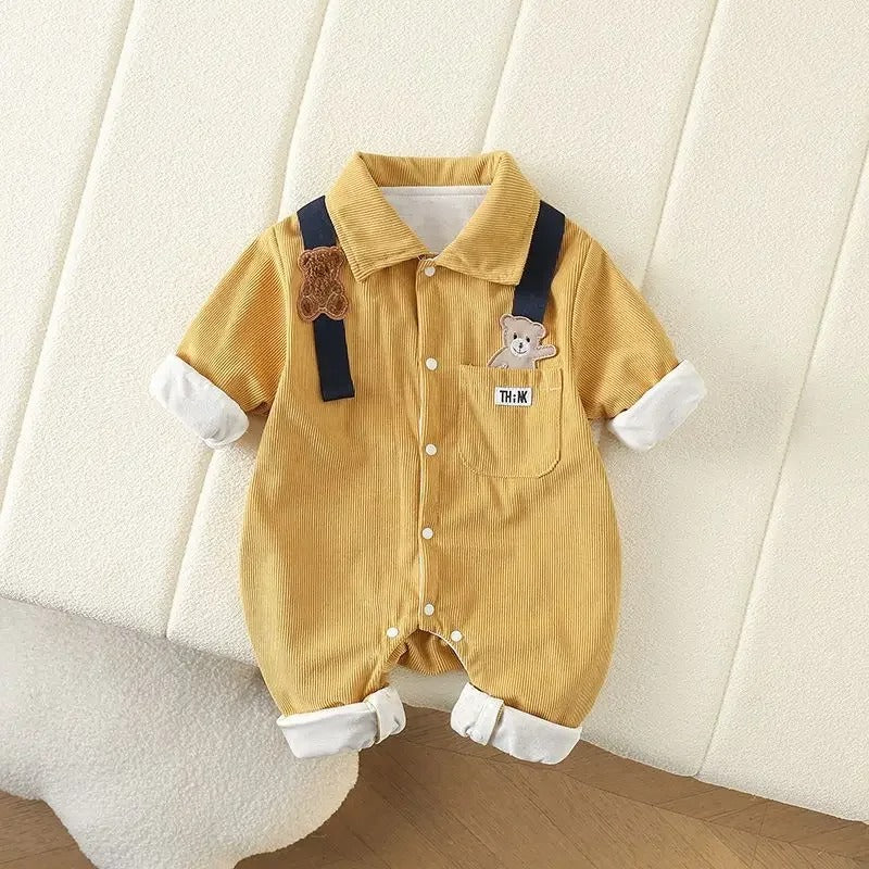 Casual Double Layer Jumpsuit Toddler