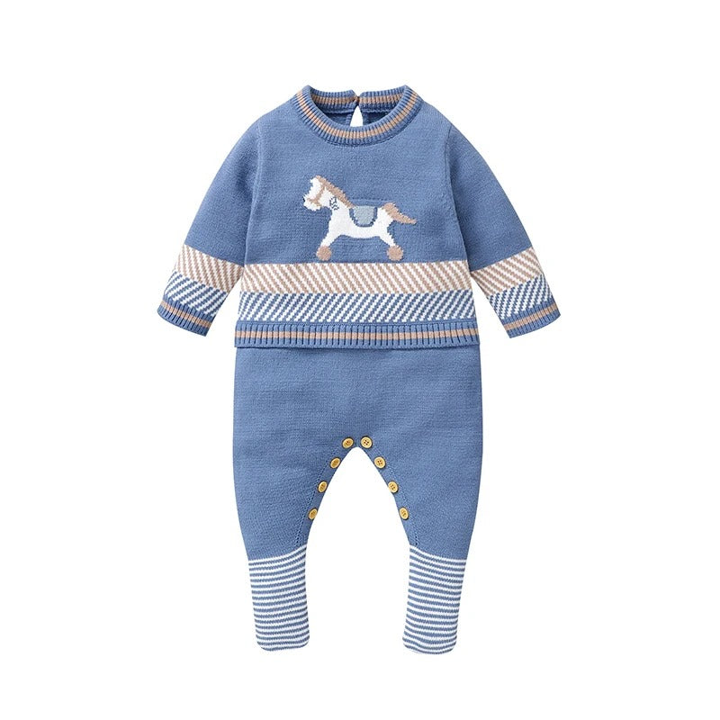 Baby Foot Binding Romper