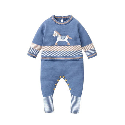 Baby Foot Binding Romper