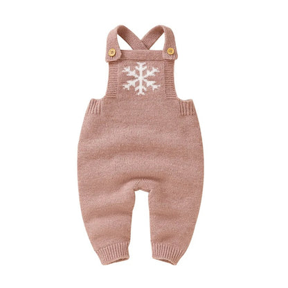 Baby Romper Knitted Solid Sleeveless Newborn Boy Girl.