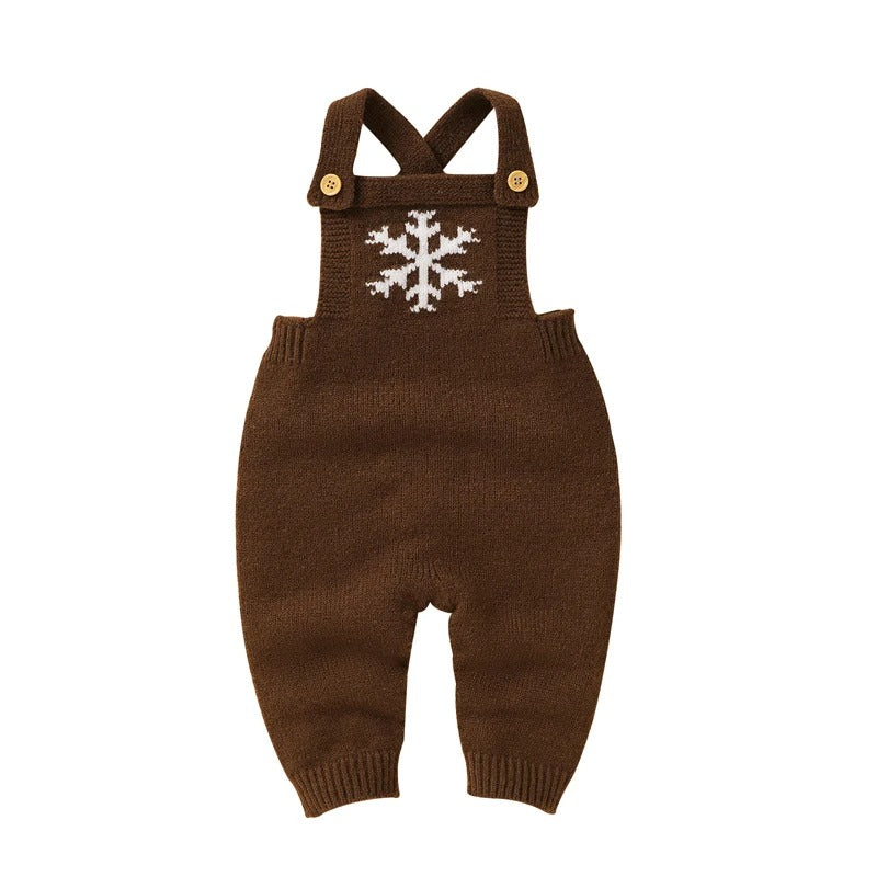 Baby Romper Knitted Solid Sleeveless Newborn Boy Girl.
