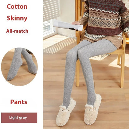Maternity Pantyhose Cotton Vertical Stripe Autumn and Winter