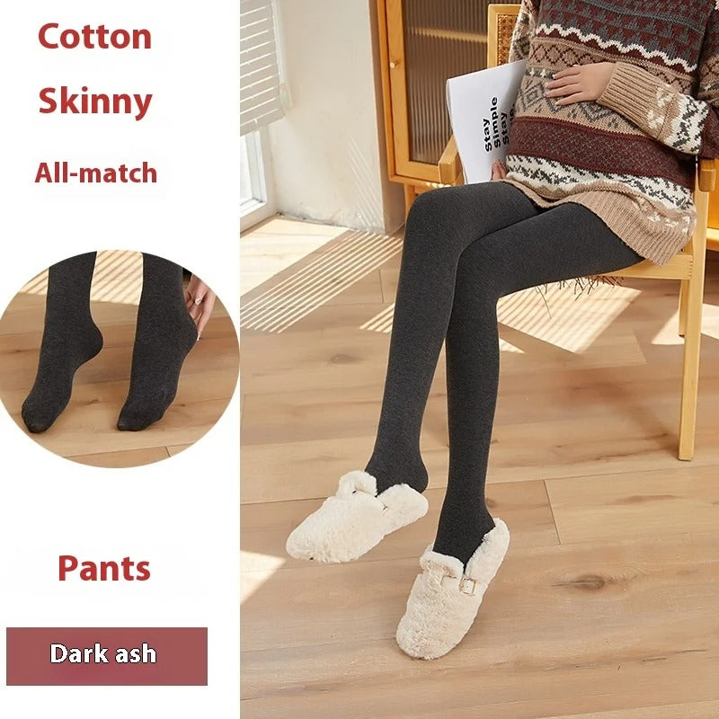 Maternity Pantyhose Cotton Vertical Stripe Autumn and Winter